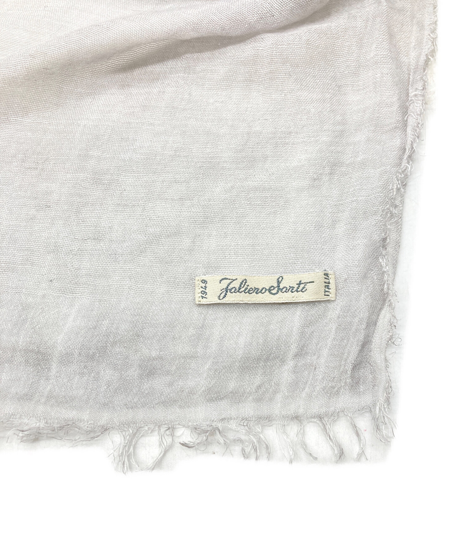 ファリエロ サルティ　Faliero Sarti　ストール　グレー　ラメ Faliero Sarti（ファリエロサルティ）ストール グレー サイズ