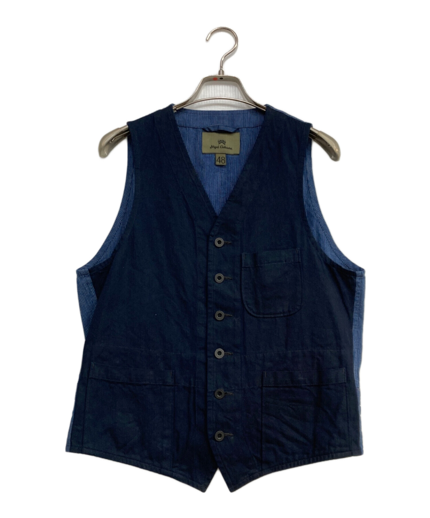 nigel cabourn ホスピタル ベスト 50 シンチ ワーク L 中古・古着通販】NIGEL CABOURN (ナイジェルケーボン) HOSPITAL VEST