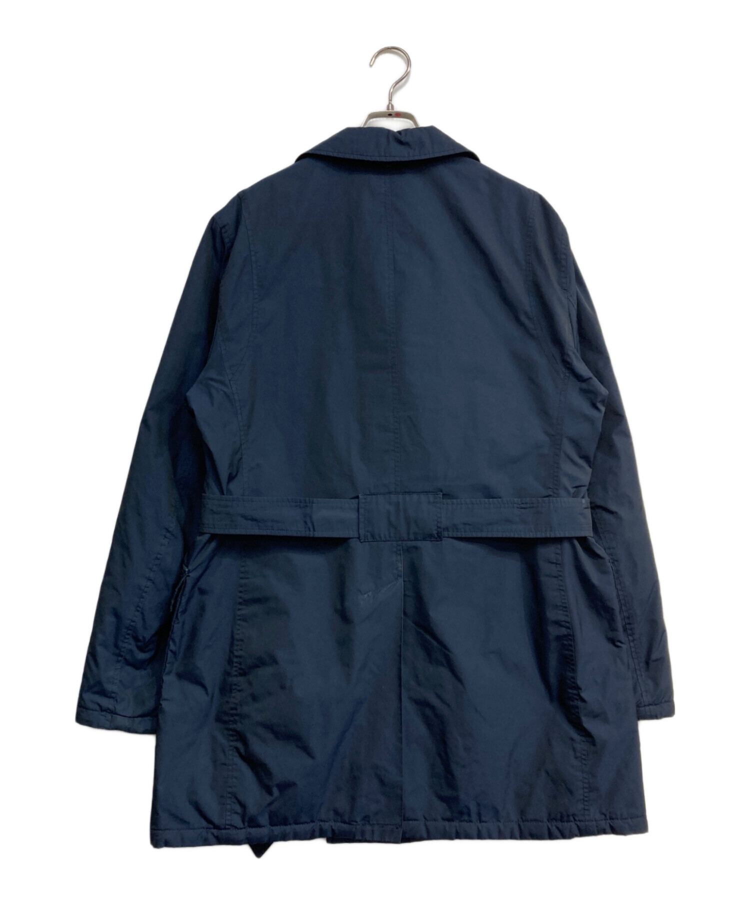 中古・古着通販】Hevo (イーヴォ) 中綿ダブルコート ネイビー サイズ