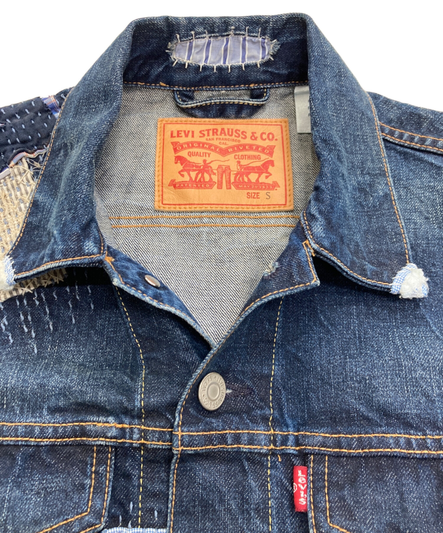 中古・古着通販】LEVI'S (リーバイス) パッチワーク3rdデニム 中古・古着通販】LEVI'S (リーバイス) パッチワーク3rdデニム
