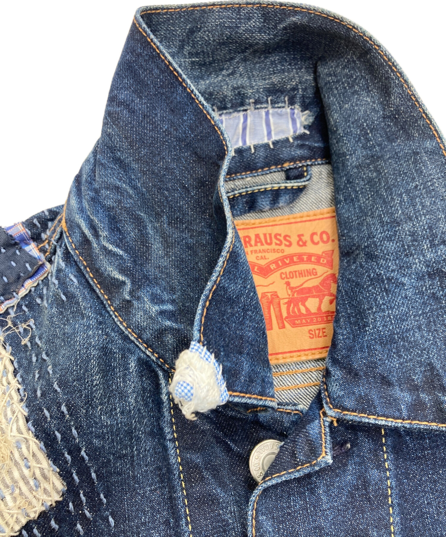 中古・古着通販】LEVI'S (リーバイス) パッチワーク3rdデニム