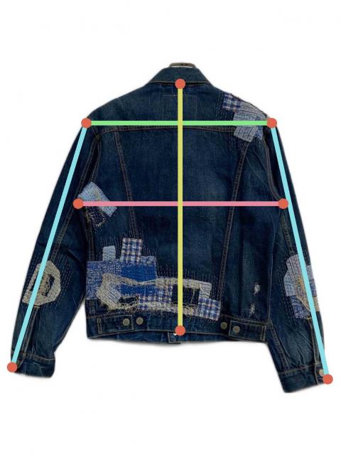 中古・古着通販】LEVI'S (リーバイス) パッチワーク3rdデニム