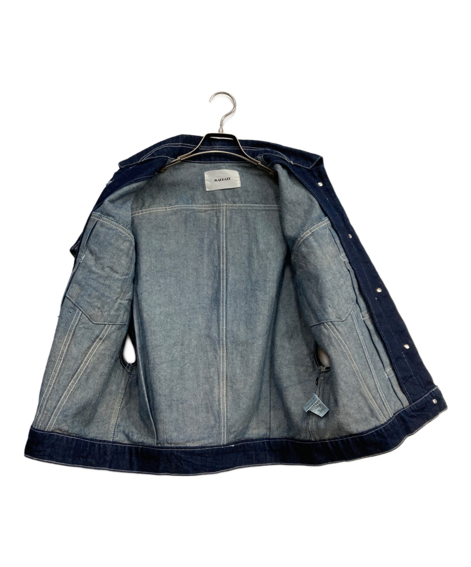 中古・古着通販】machatt (マチャット) デニムベスト インディゴ