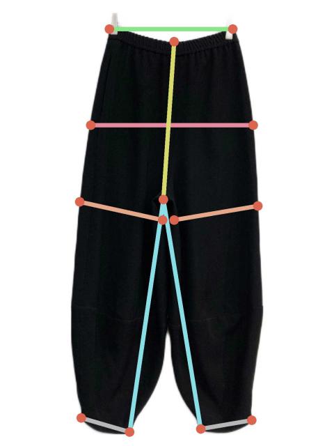 中古・古着通販】ENFOLD (エンフォルド) ELASTIC HAREM PANTS 300GS231