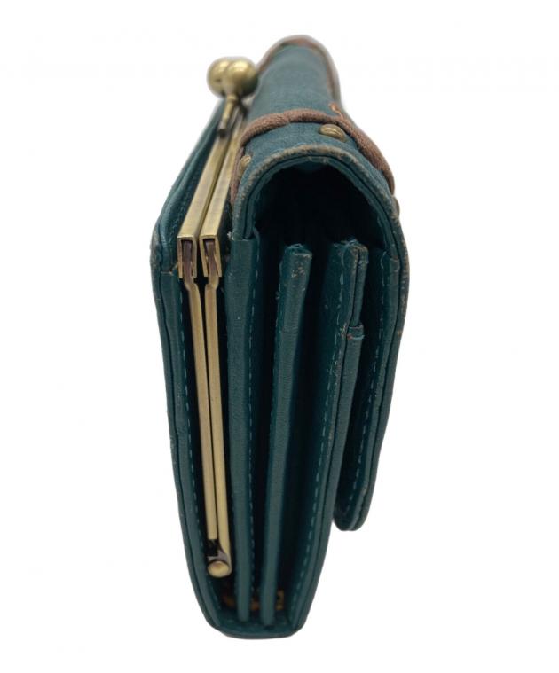 中古・古着通販】ANNA SUI (アナスイ) ポニー がま口長財布 ターコイズ