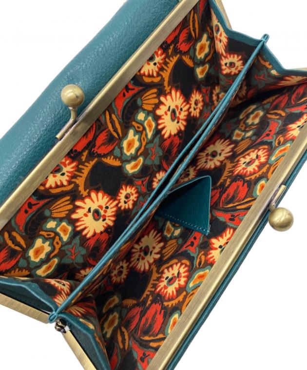 中古・古着通販】ANNA SUI (アナスイ) ポニー がま口長財布 ターコイズ