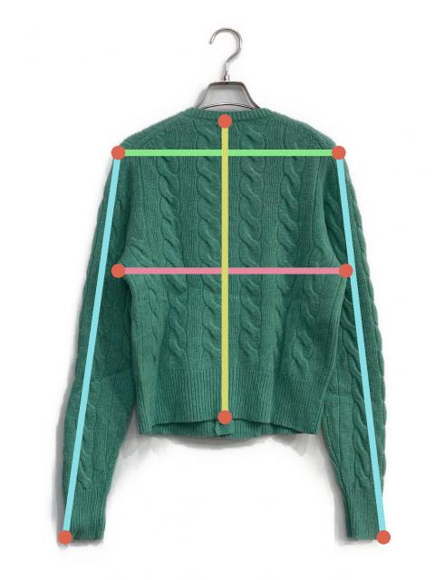 未使用✳︎ポロラルフローレン×ドゥーズィエムクラスカシミヤ混ケーブルニットグリーン 中古・古着通販】POLO RALPH LAUREN (ポロ・ラルフローレン) カシミヤ