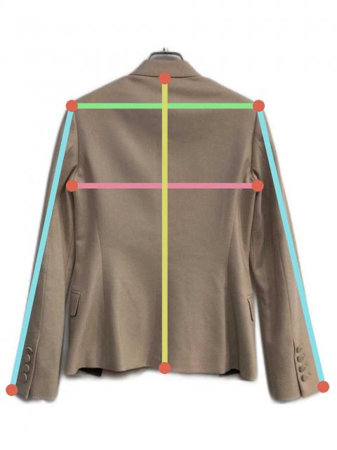 中古・古着通販】GUCCI (グッチ) カシミヤ混テーラードジャケット