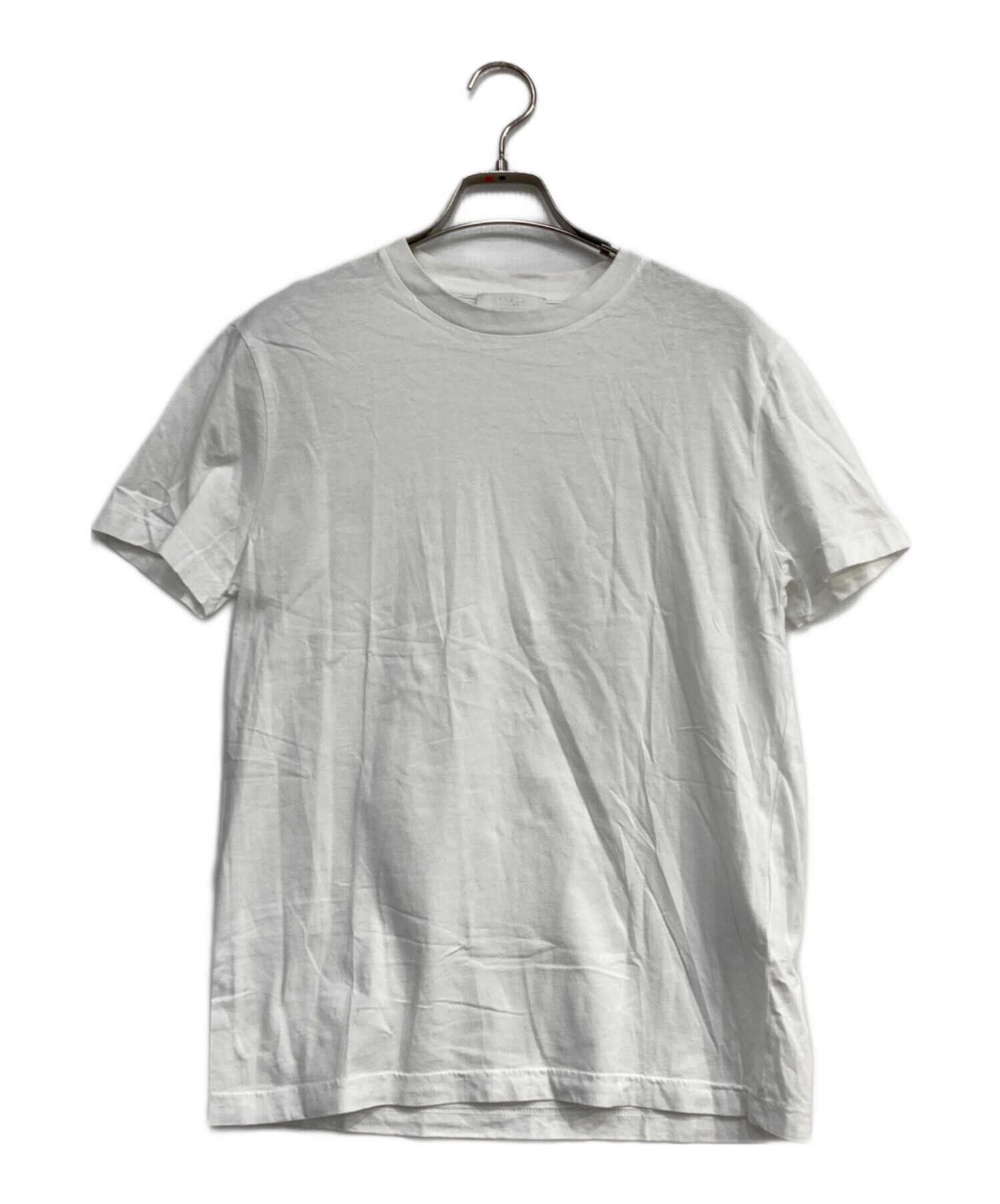 PRADA プラダ Tシャツ・カットソー S 白 【古着】【中古】【送料無料】 PRADA - PRADA プラダ Tシャツ・カットソー S 白 【古着】【中古