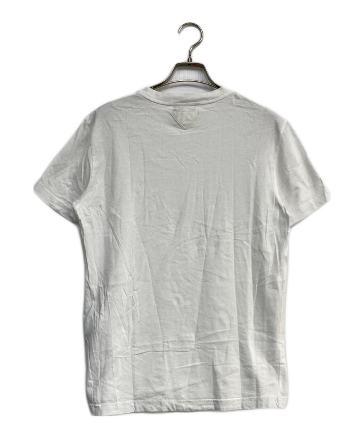 処分セール！】PRADA■ビーズエンブロイダリー Tシャツ ホワイト PRADA - 処分セール！】PRADA□ビーズエンブロイダリー Tシャツ