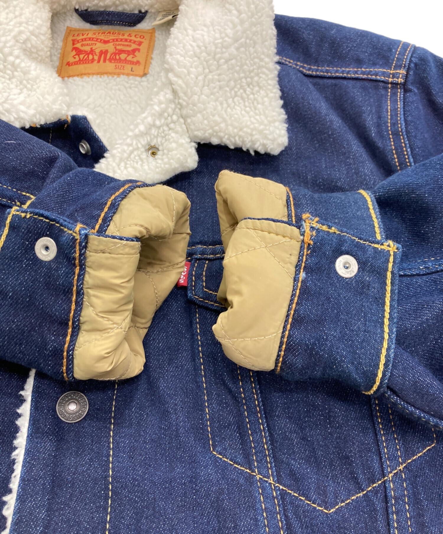 中古・古着通販】LEVI'S (リーバイス) TYPE III SHERPA TRUCKER JACKET