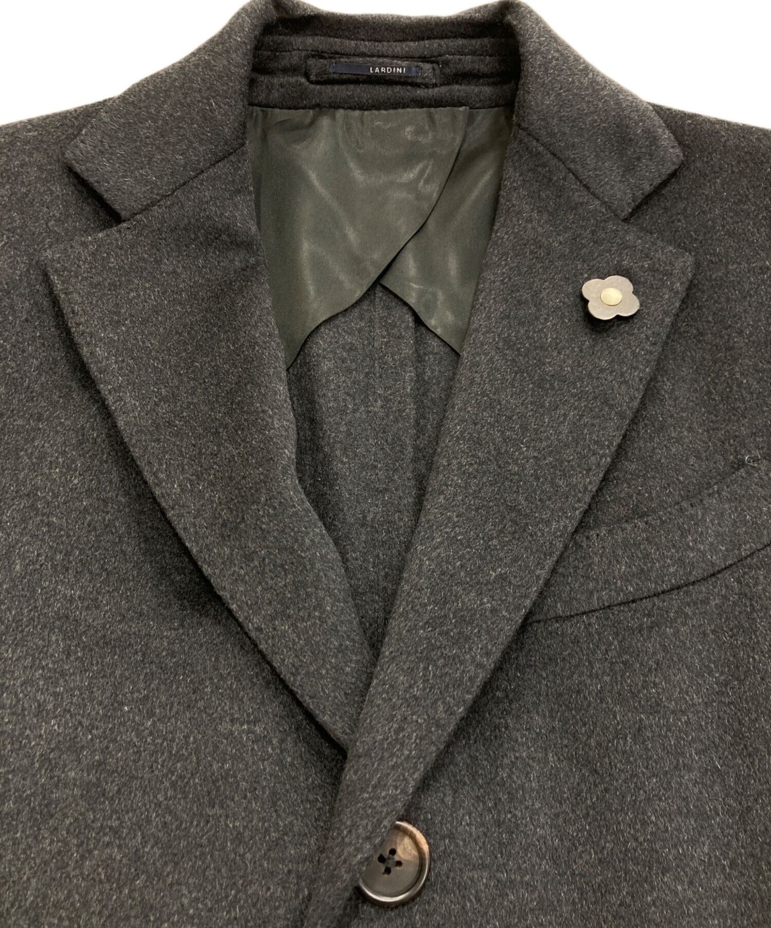 中古・古着通販】LARDINI (ラルディーニ) カシミヤシングルチェスター 