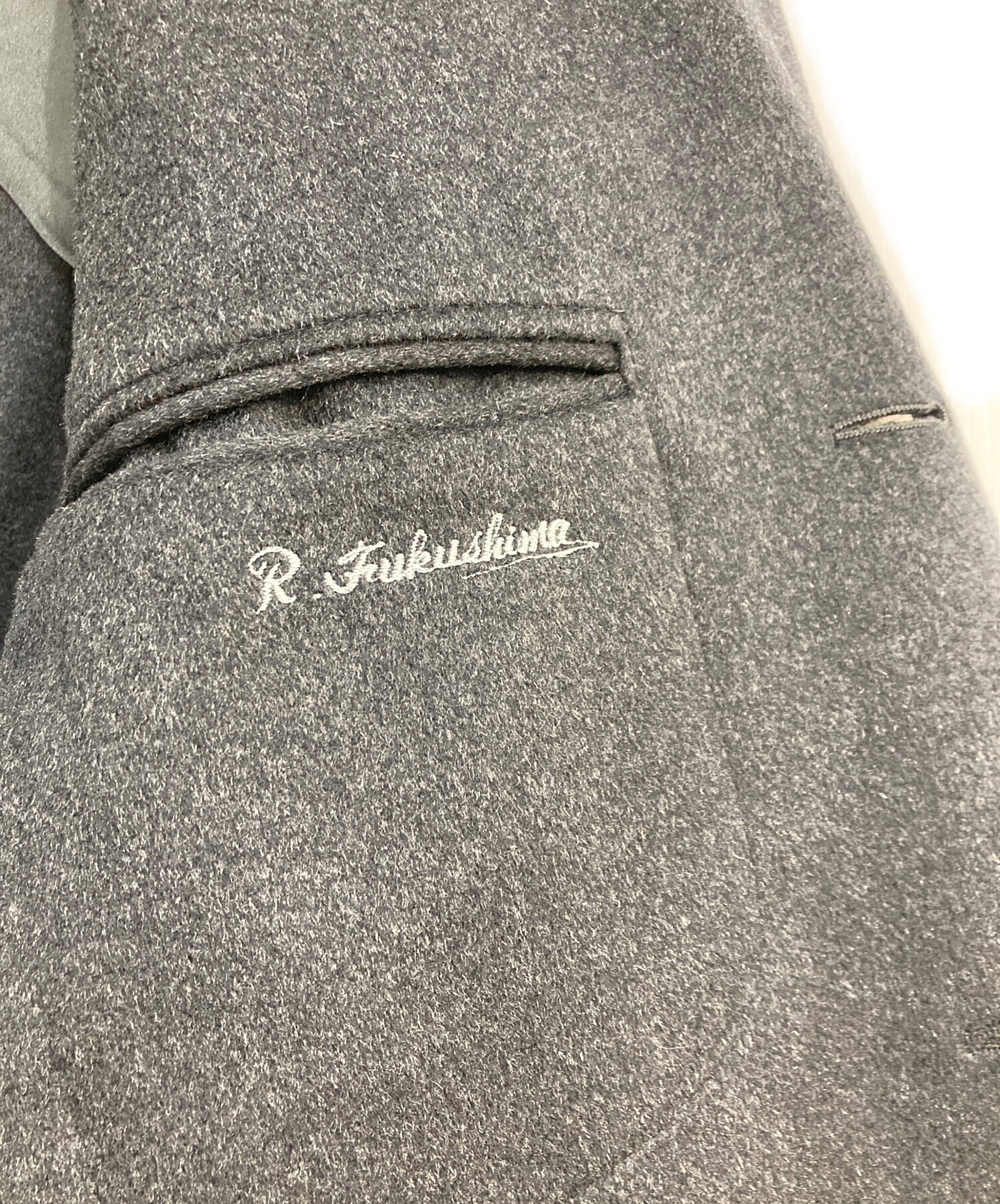 中古・古着通販】LARDINI (ラルディーニ) カシミヤシングルチェスター 