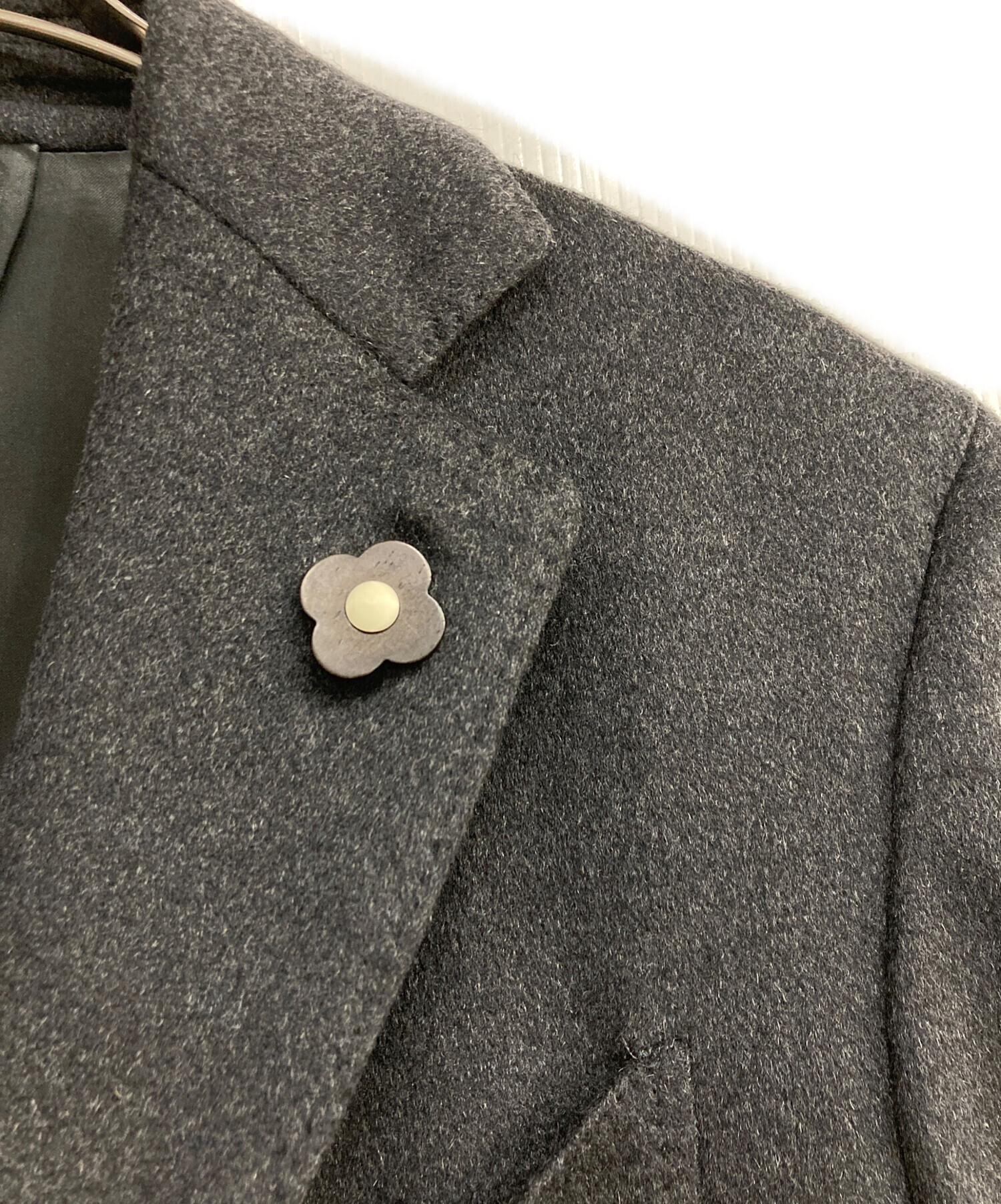 中古・古着通販】LARDINI (ラルディーニ) カシミヤシングルチェスター 