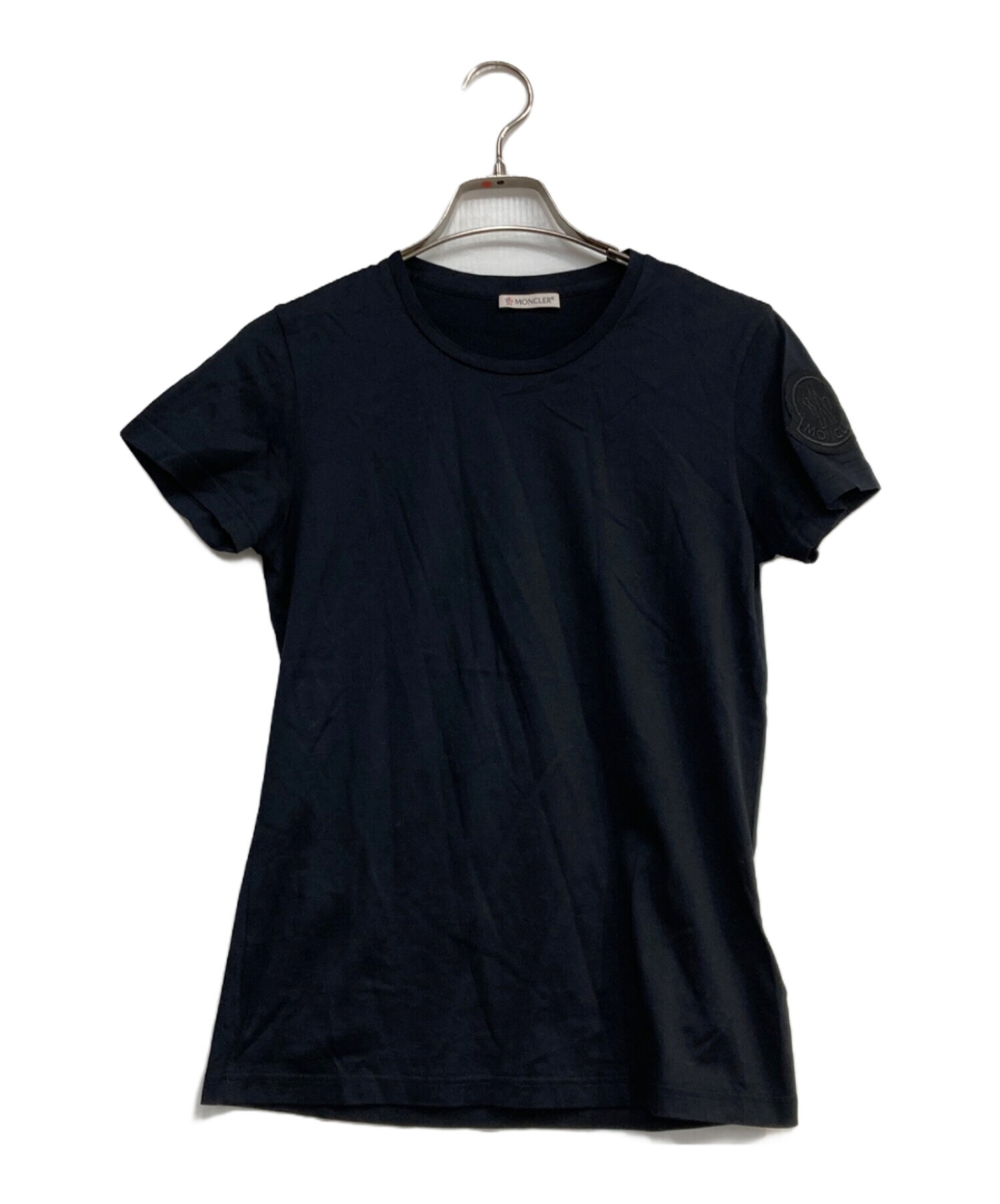 中古・古着通販】MONCLER (モンクレール) GIROCOLLO T-SHIRT ブラック