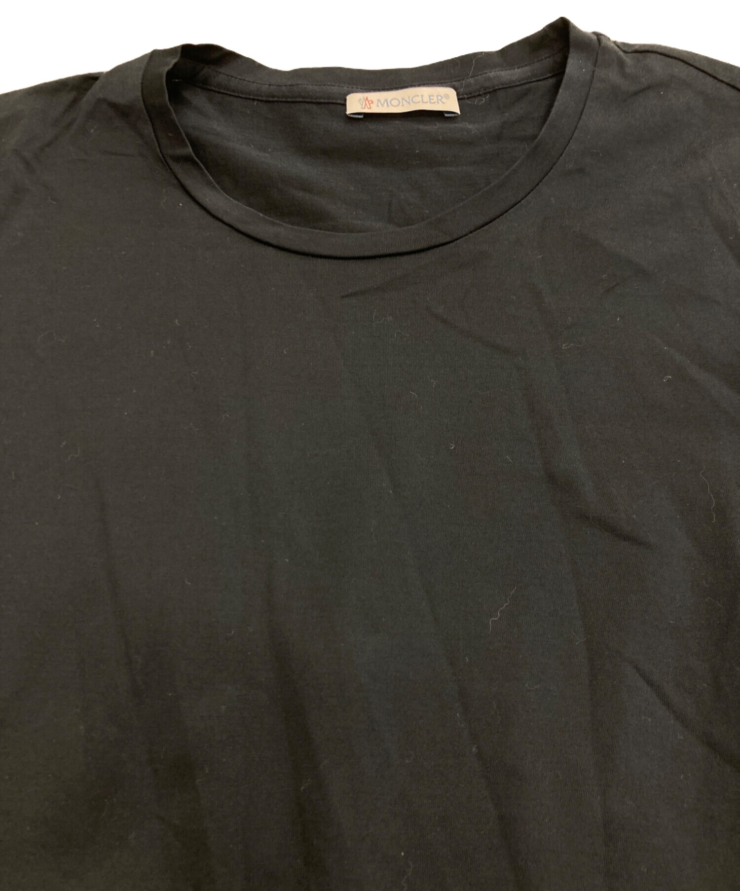 中古・古着通販】MONCLER (モンクレール) GIROCOLLO T-SHIRT ブラック