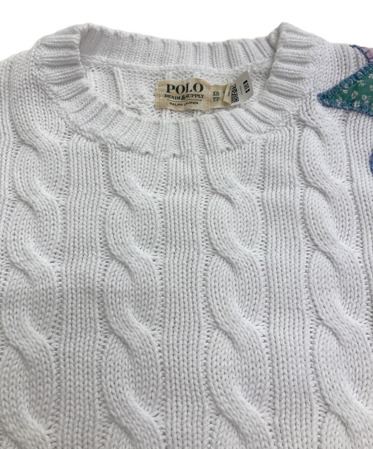 デニムアンドサプライラルフローレン ネイティブ柄 ニット パッチ