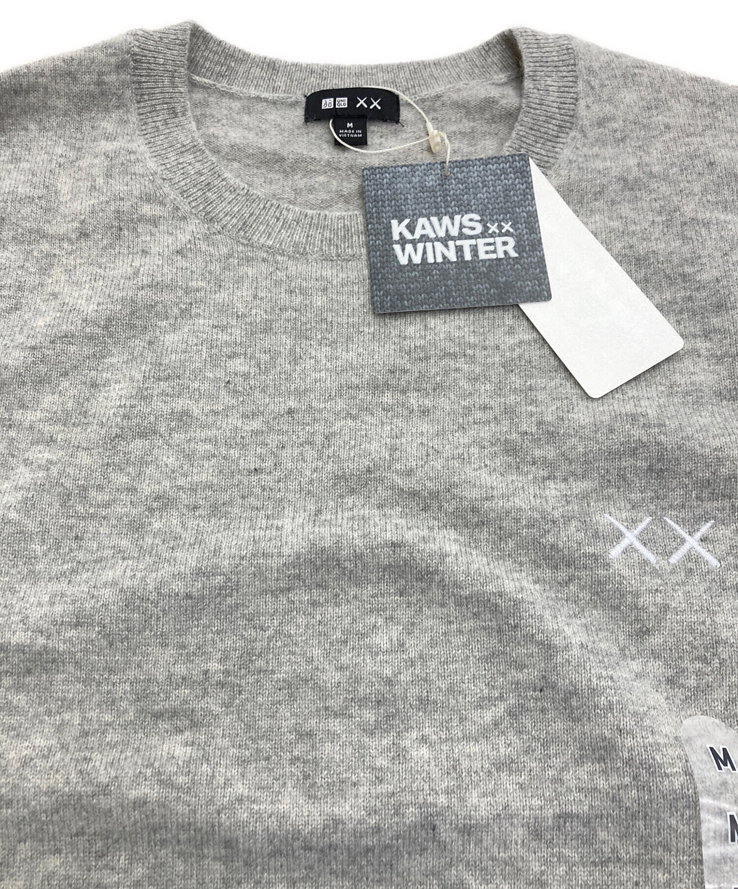 中古・古着通販】UNIQLO (ユニクロ) KAWS (カウズ) カシミヤクルー