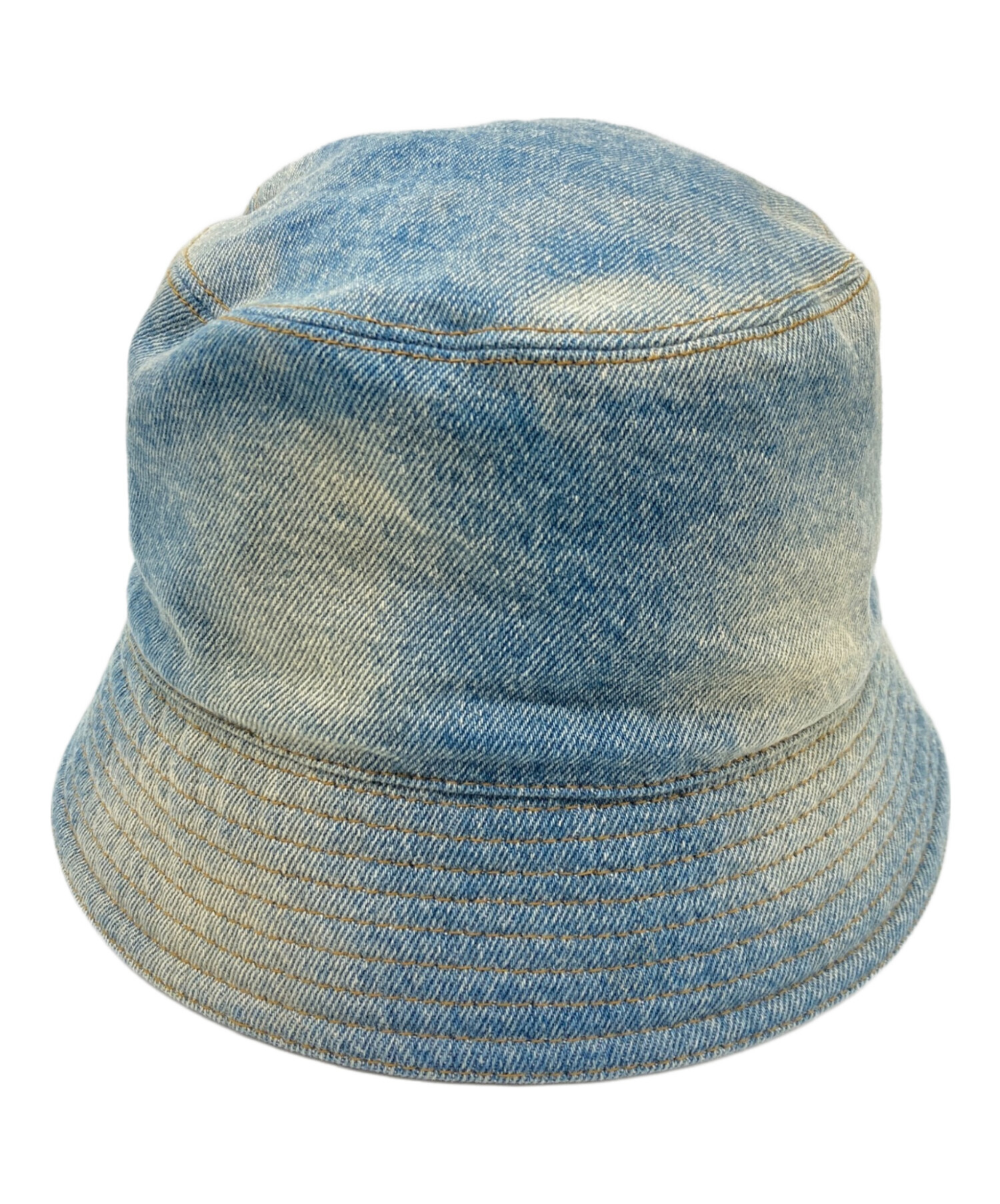 中古・古着通販】PRADA (プラダ) トライアングルロゴデニムバケット