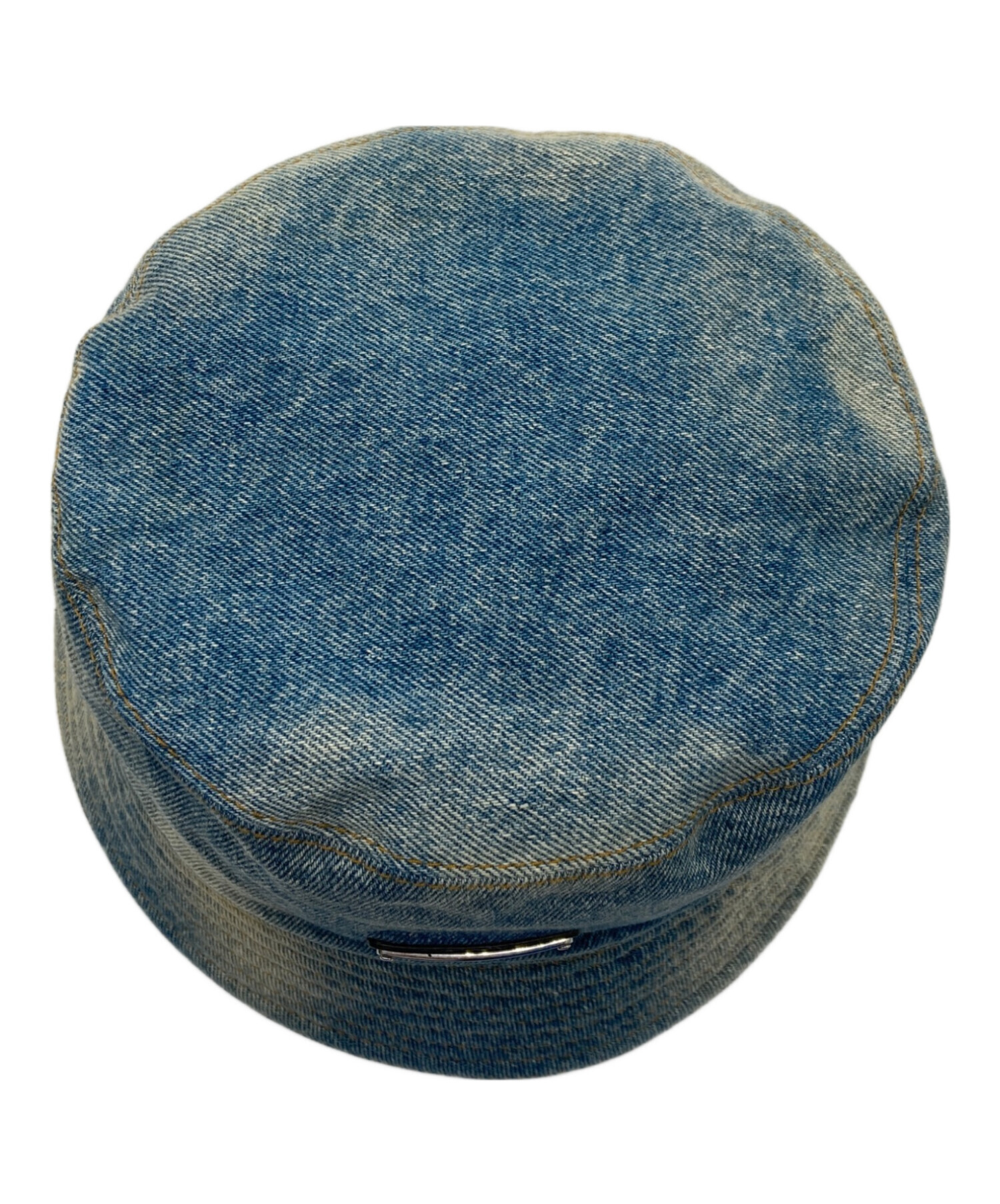 中古・古着通販】PRADA (プラダ) トライアングルロゴデニムバケット