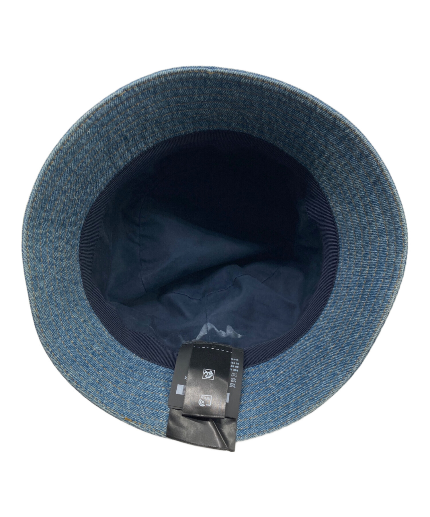 中古・古着通販】PRADA (プラダ) トライアングルロゴデニムバケット