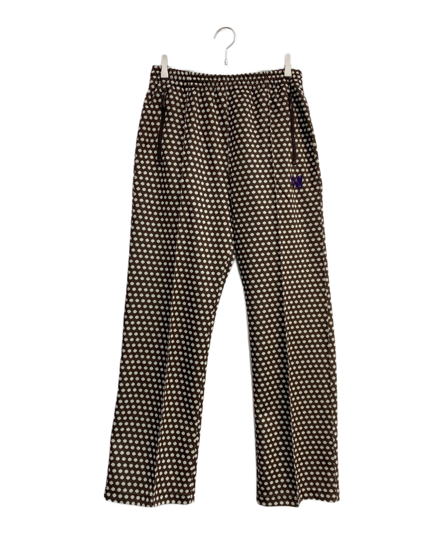 NEEDLES ニードルズ POLY JQ TRACK PANT Mサイズ NEEDLES [ニードルズ] 23AW Track Pant - Poly Jq. [Amber / Python