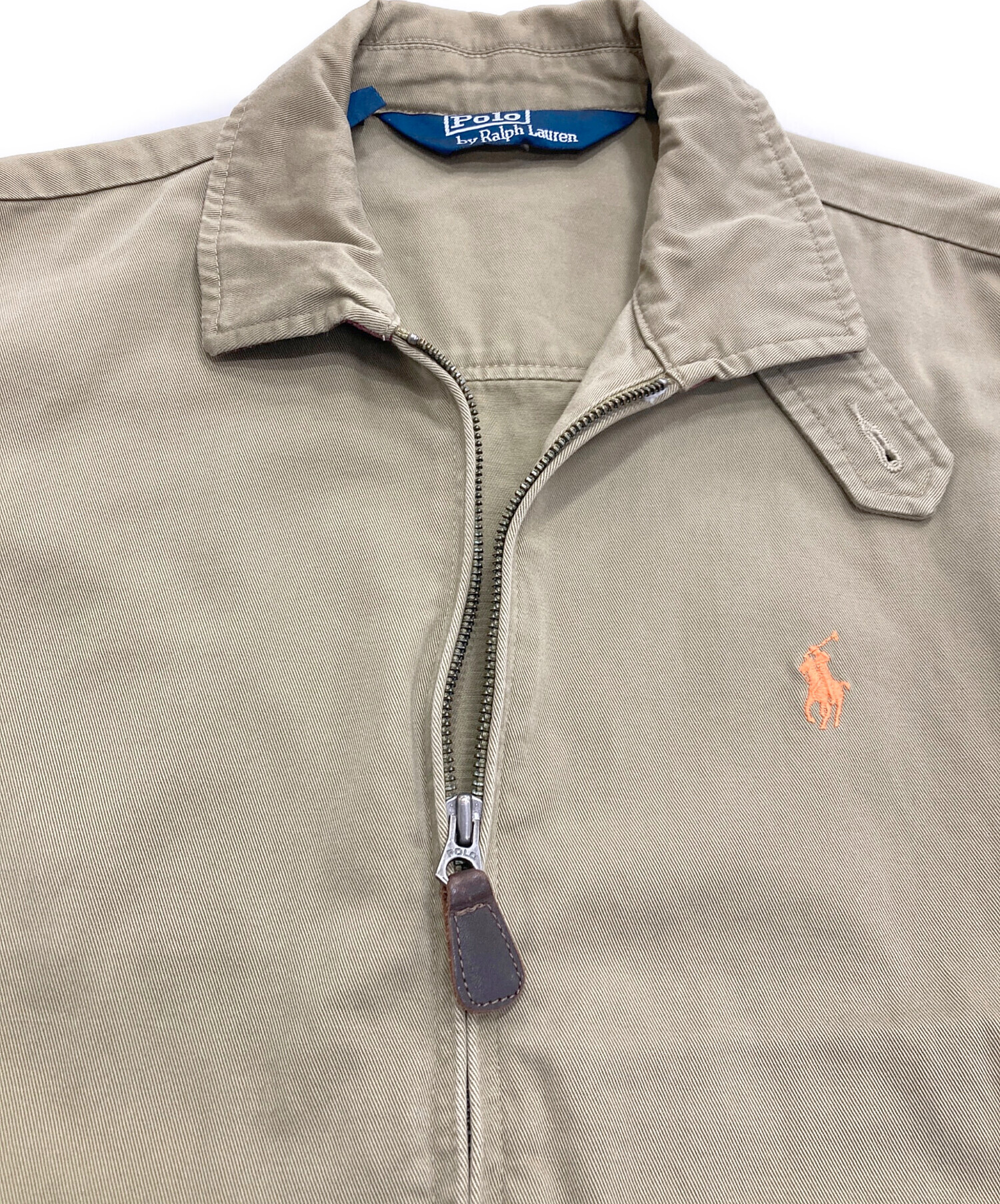 RALPH LAUREN スイングトップ ベージュ S 中古・古着通販】POLO RALPH LAUREN (ポロ・ラルフローレン) スイング