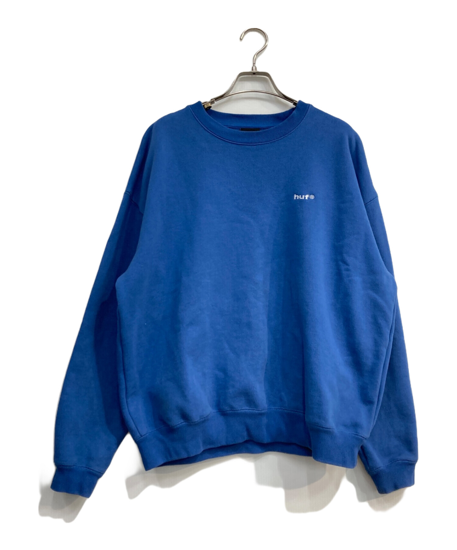 中古・古着通販】HUF (ハフ) eightynine FLEECE CREW ネイビー サイズ 