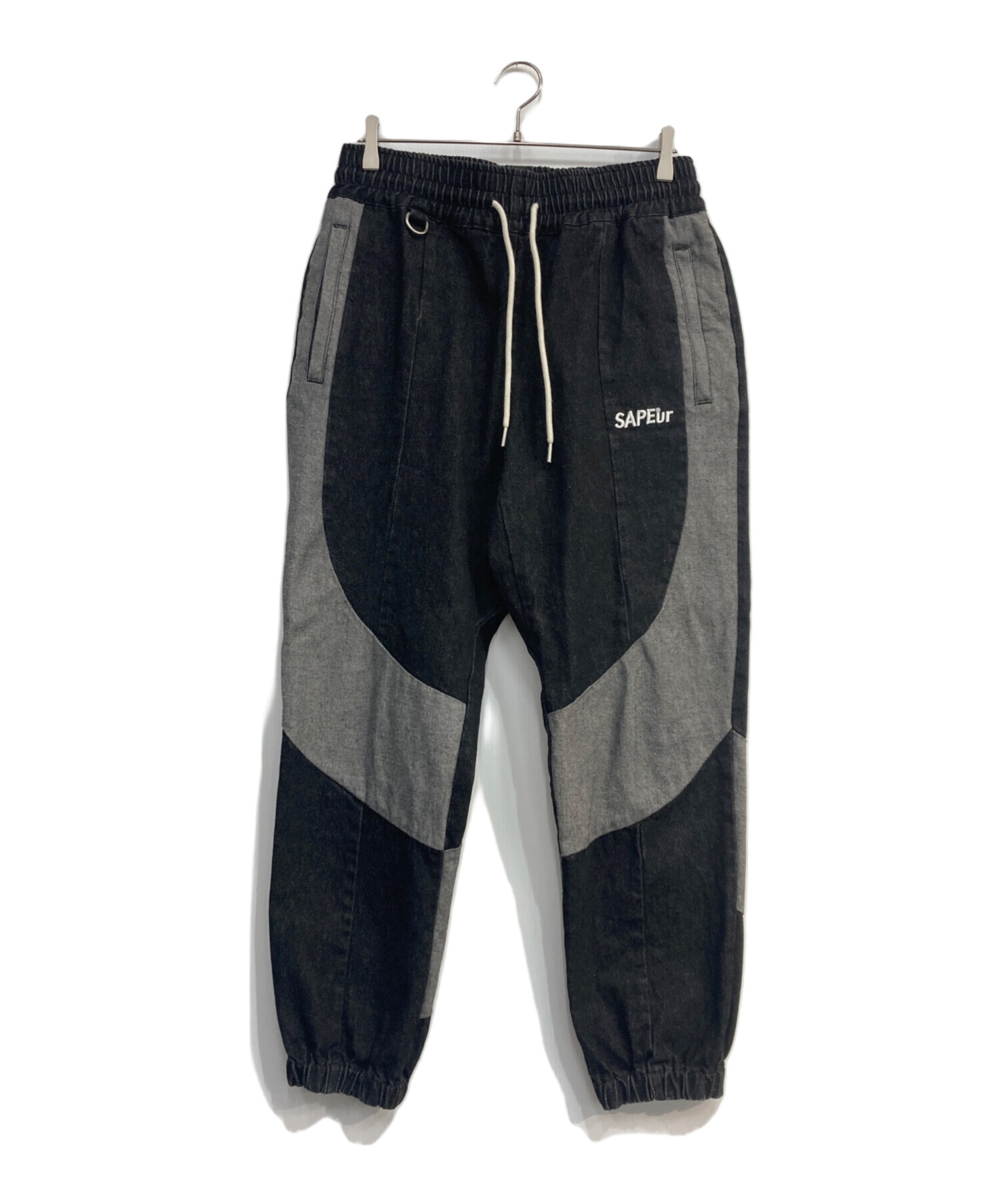 中古・古着通販】SAPEur (サプール) DENIM TRACK Pants ブラック