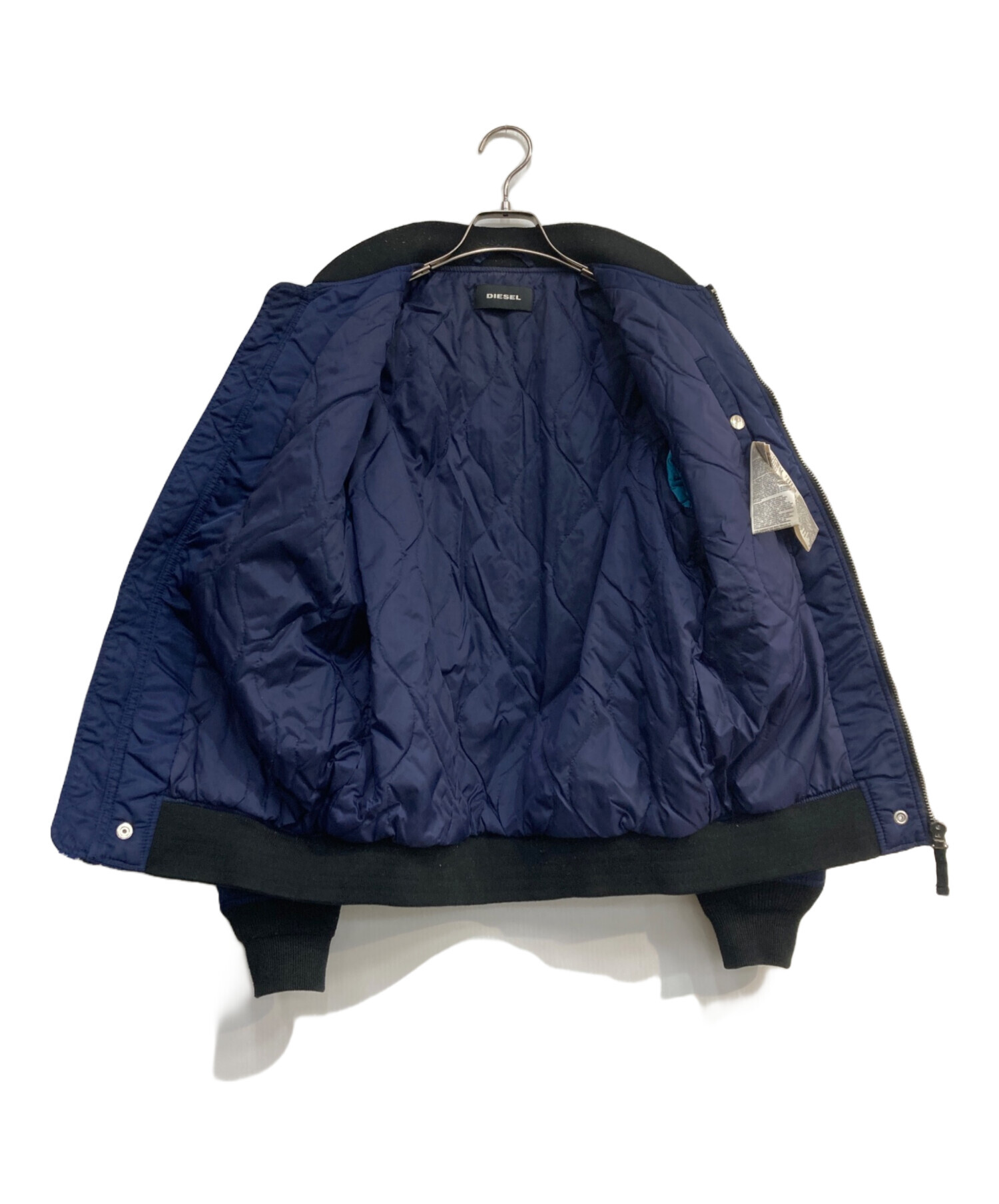 中古・古着通販】DIESEL (ディーゼル) MA-1ジャケット ネイビー サイズ