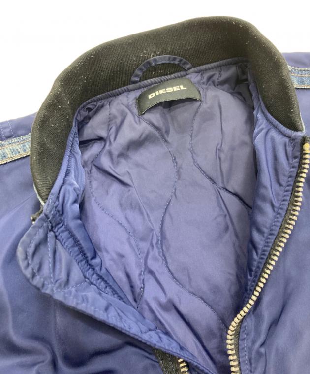 中古・古着通販】DIESEL (ディーゼル) MA-1ジャケット ネイビー サイズ