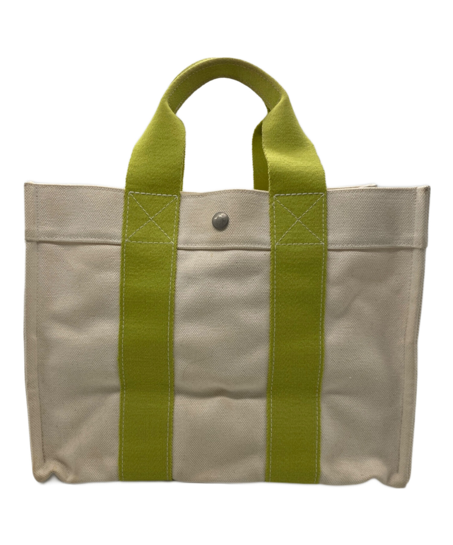 中古・古着通販】HERMES (エルメス) キャンバストートバッグ ベージュ