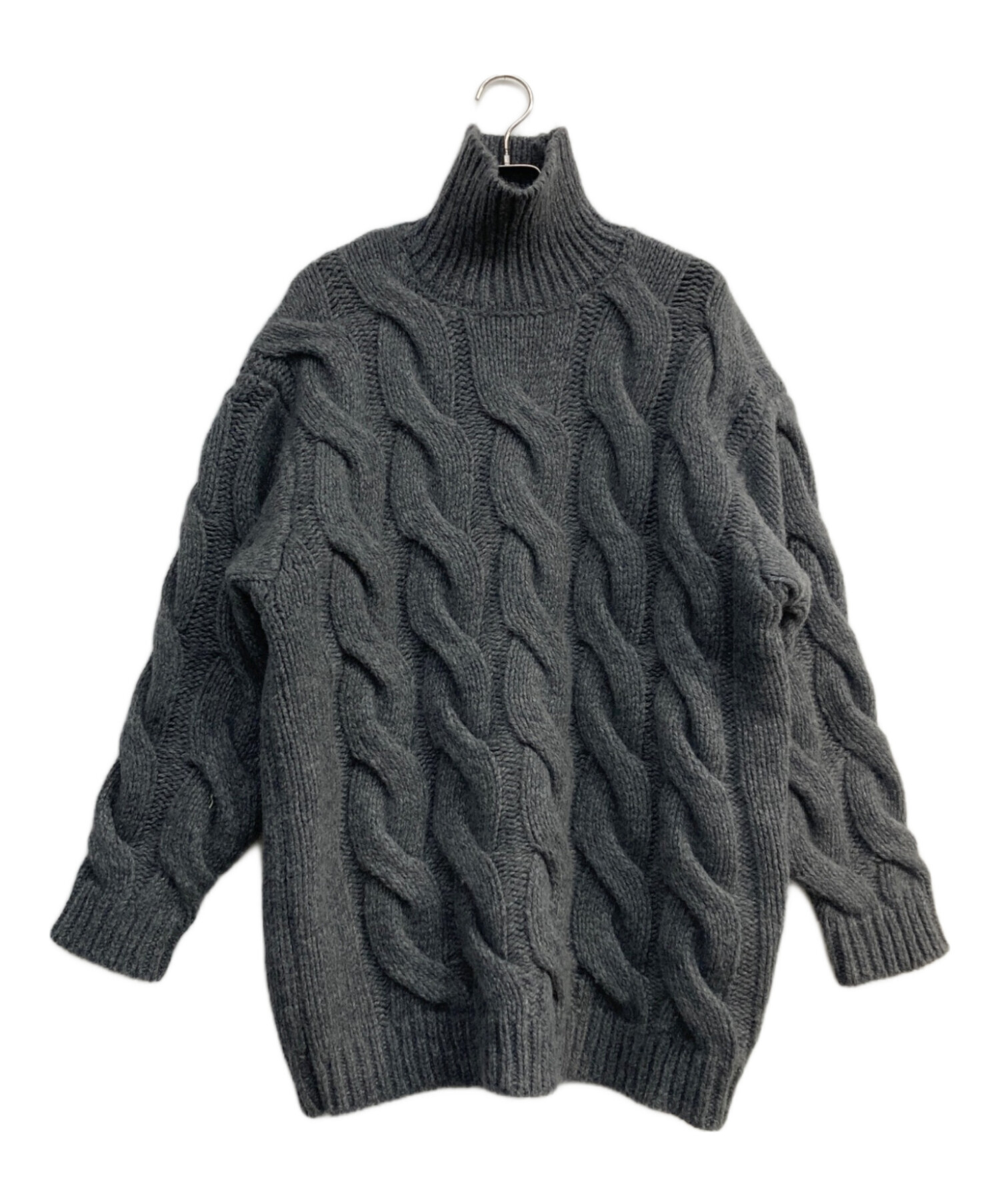 中古・古着通販】CLANE (クラネ) BIG CABLE OVER HAND KNIT TOPS