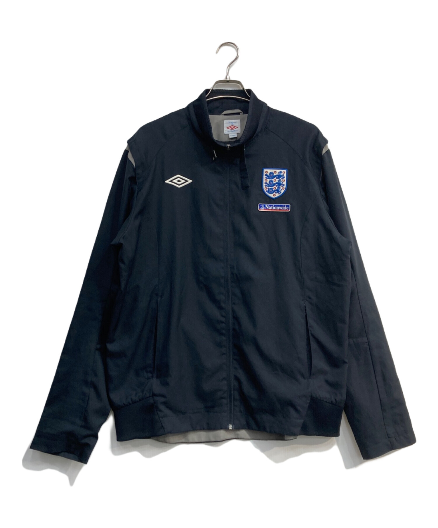 【レア】Umbro UNIT EDFC ジップアップジャケット 中古・古着通販】UMBRO (アンブロ) ジップアップジャケット ネイビー