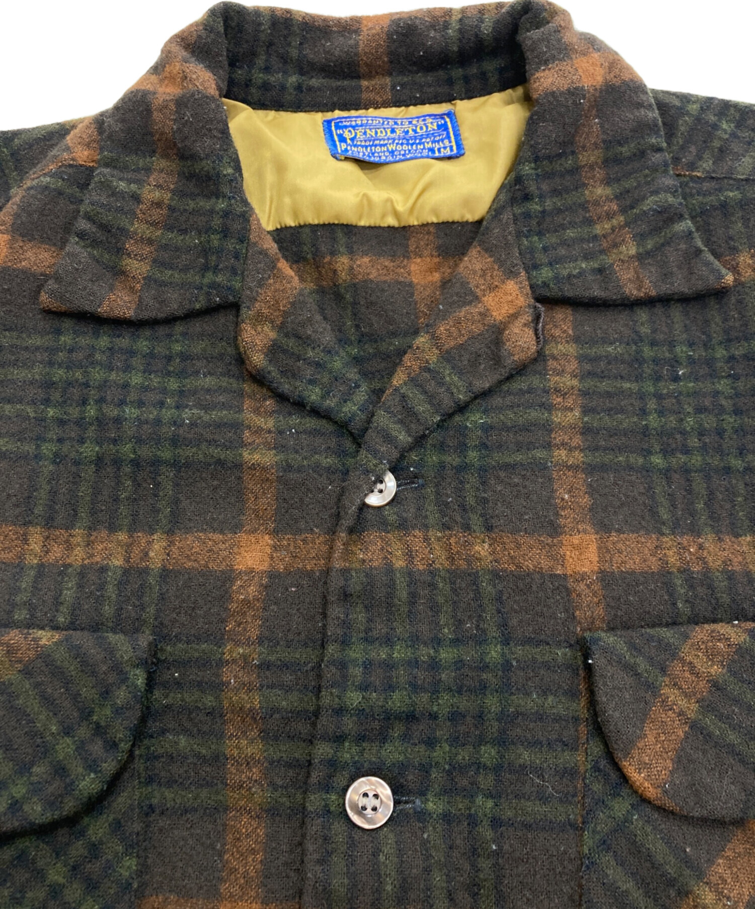 Pendleton ウール ネルシャツ Mサイズ　ペンドルトン 古着 中古・古着通販】PENDLETON (ペンドルトン) ウールチェックネルシャツ