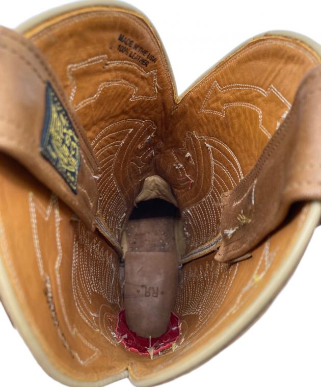 中古・古着通販】RRL (ダブルアールエル) ウエスタンブーツ ブラウン