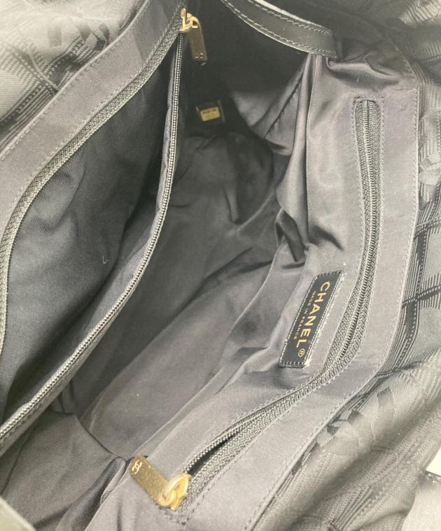 中古・古着通販】CHANEL (シャネル) ナイロンハンドバッグ ブラック