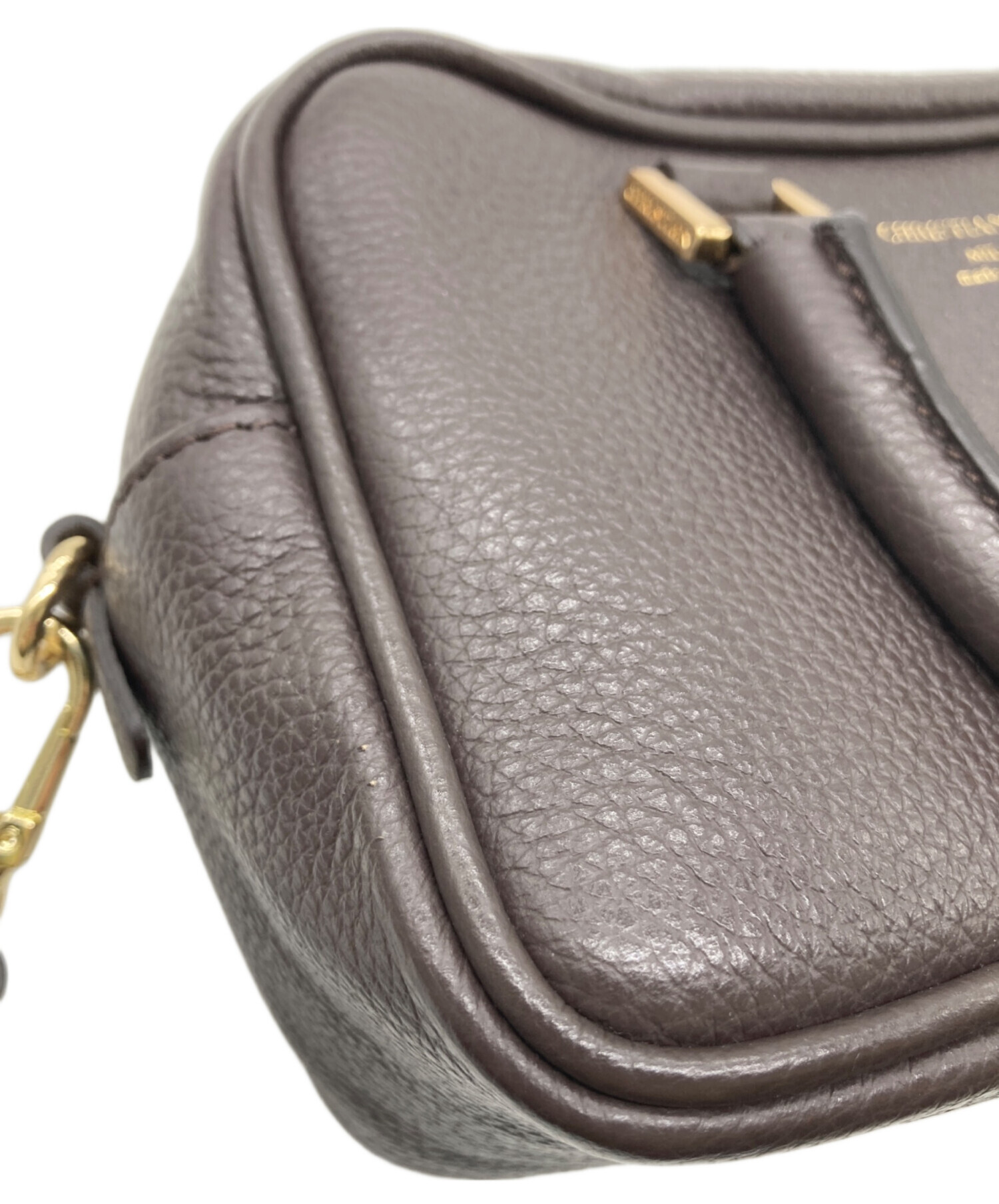 【タグ付き未使用級】CHRISTIAN VILLA 2WAY ブラウン 自由区 中古・古着通販】CHRISTIAN VILLA (クリスチャンヴィラ) 2WAYバッグ