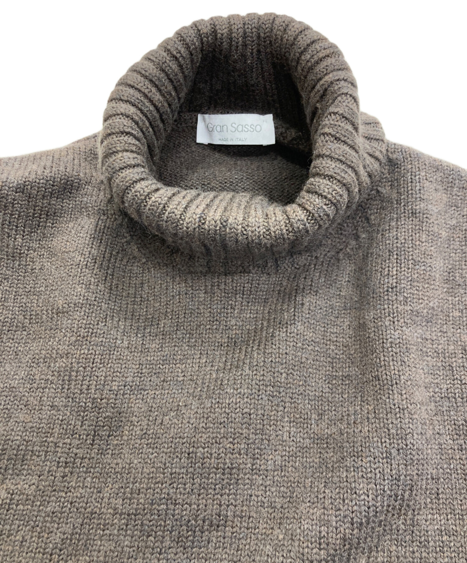 中古・古着通販】GRAN SASSO (グランサッソ) タートルネックニット 