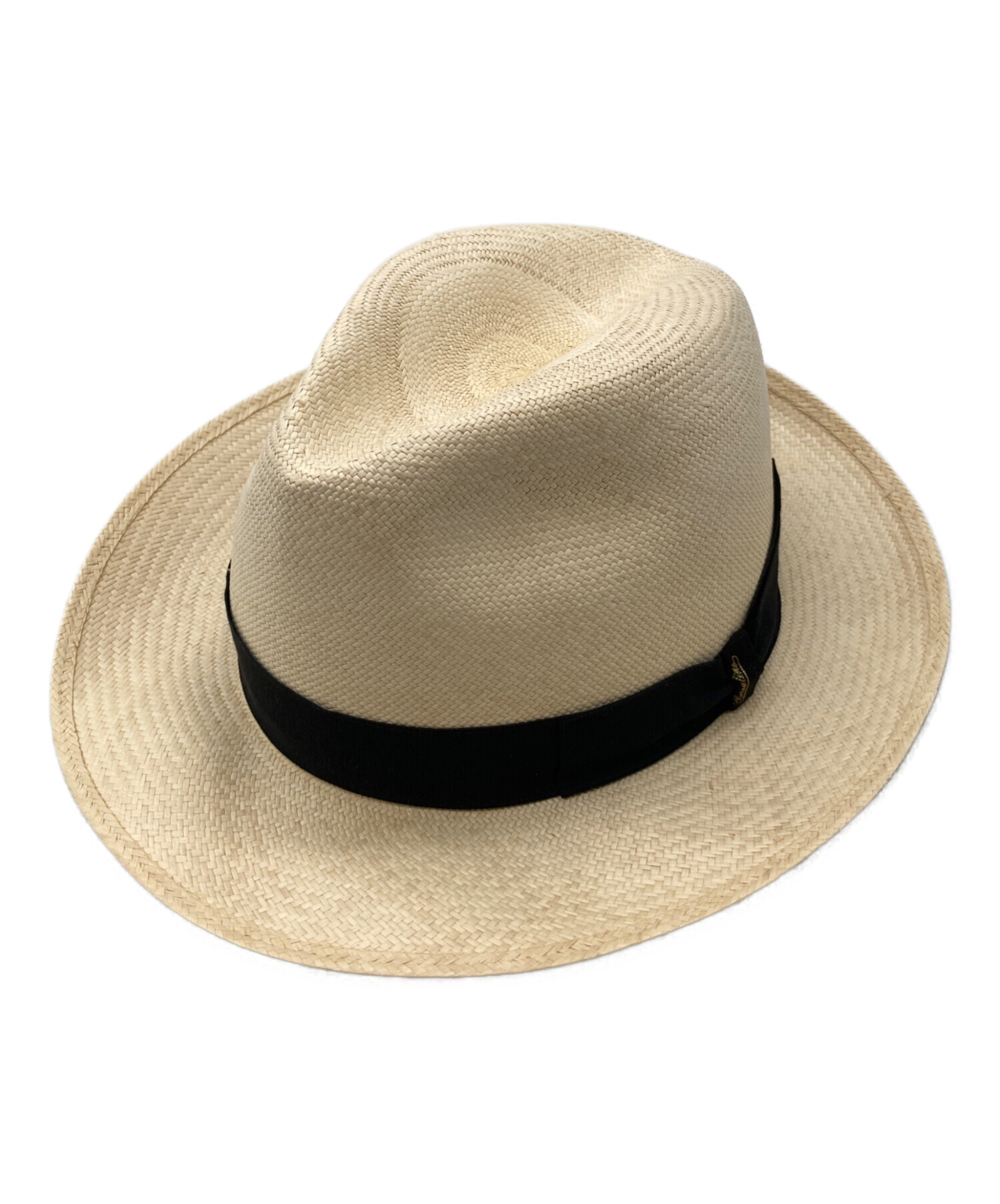 ボルサリーノ中折　ビンテージ 中古・古着通販】BORSALINO (ボルサリーノ) 天然草中折れハット