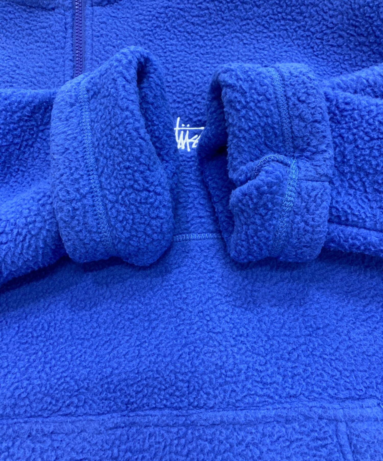 stussy クッション　ブルー　未使用 Stock Link Zip Hoodie Pigment Dyed – Navy | Sweats | Stüssy