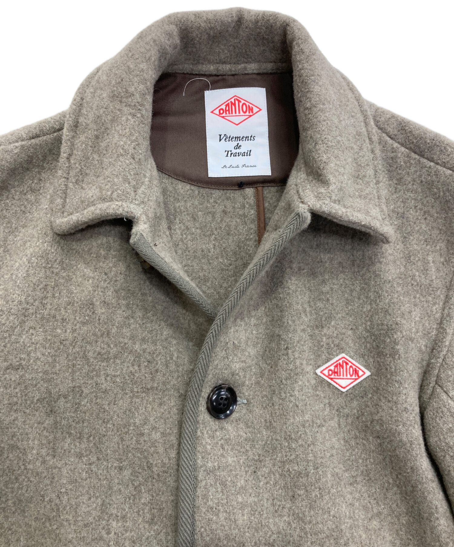 中古・古着通販】DANTON (ダントン) WOOL LIGHT PILE COVERALLS JACKET