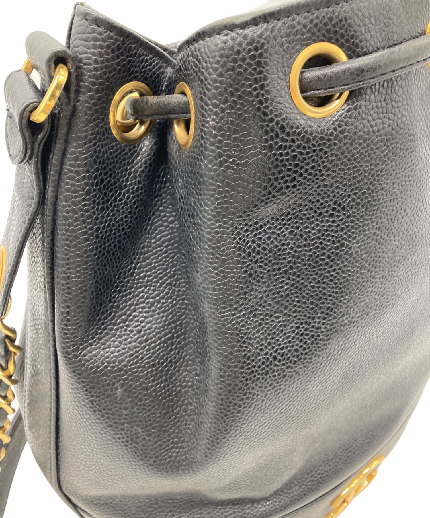 激レア✨シャネル　ショルダーバッグ　巾着 プレジション ココマーク　スパンコール Chanel Pre-Owned 2007-2008 スパンコール ココマーク ショルダー