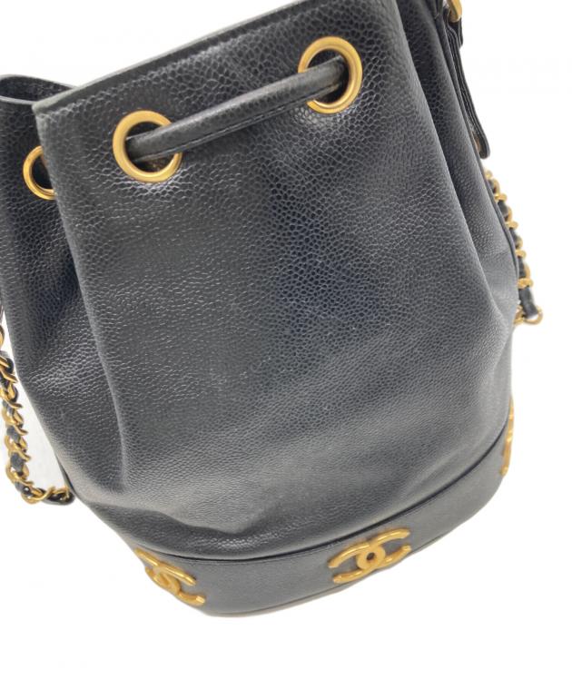 中古・古着通販】CHANEL (シャネル) ココマーク巾着ショルダーバッグ