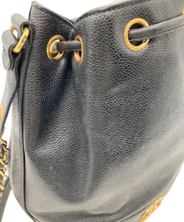 中古・古着通販】CHANEL (シャネル) ココマーク巾着ショルダーバッグ