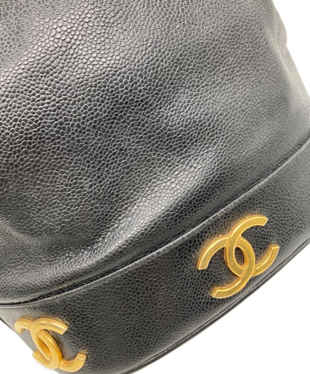 中古・古着通販】CHANEL (シャネル) ココマーク巾着ショルダーバッグ