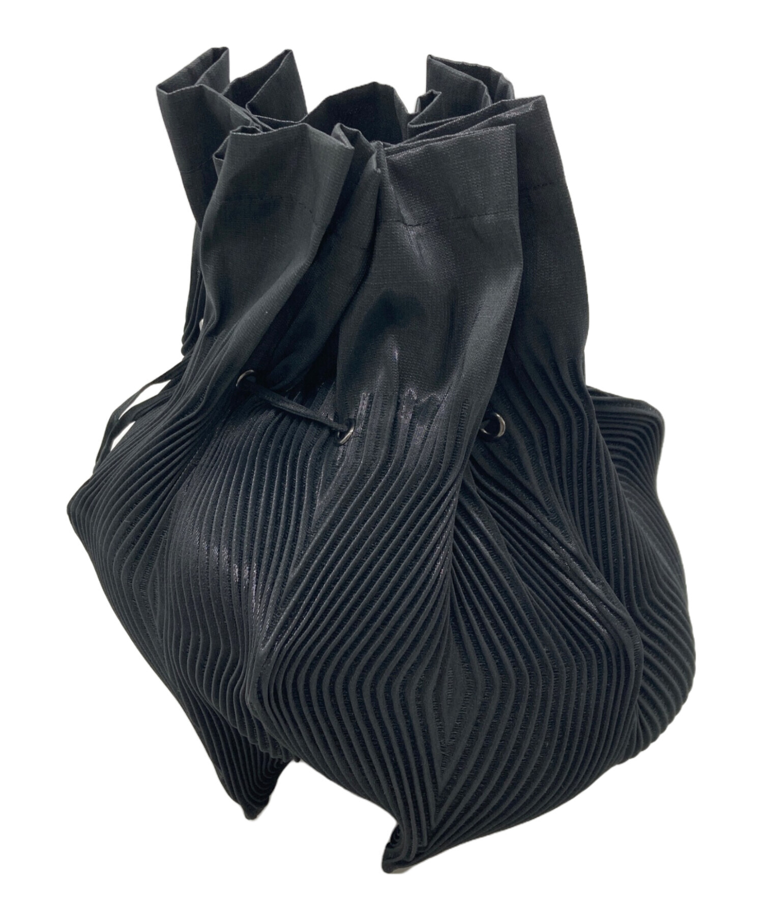 中古・古着通販】ISSEY MIYAKE (イッセイミヤケ) 変形プリーツ巾着