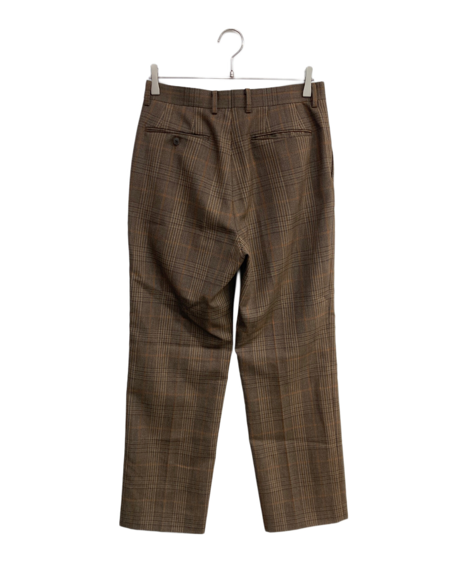 中古・古着通販】AURALEE (オーラリー) BLUEFACED WOOL CHECK SLACKS