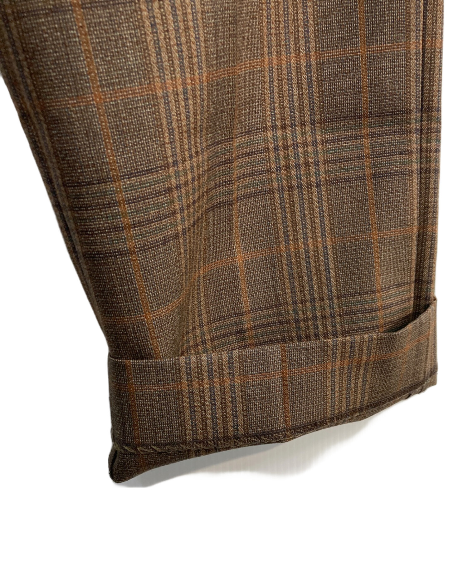 中古・古着通販】AURALEE (オーラリー) BLUEFACED WOOL CHECK SLACKS