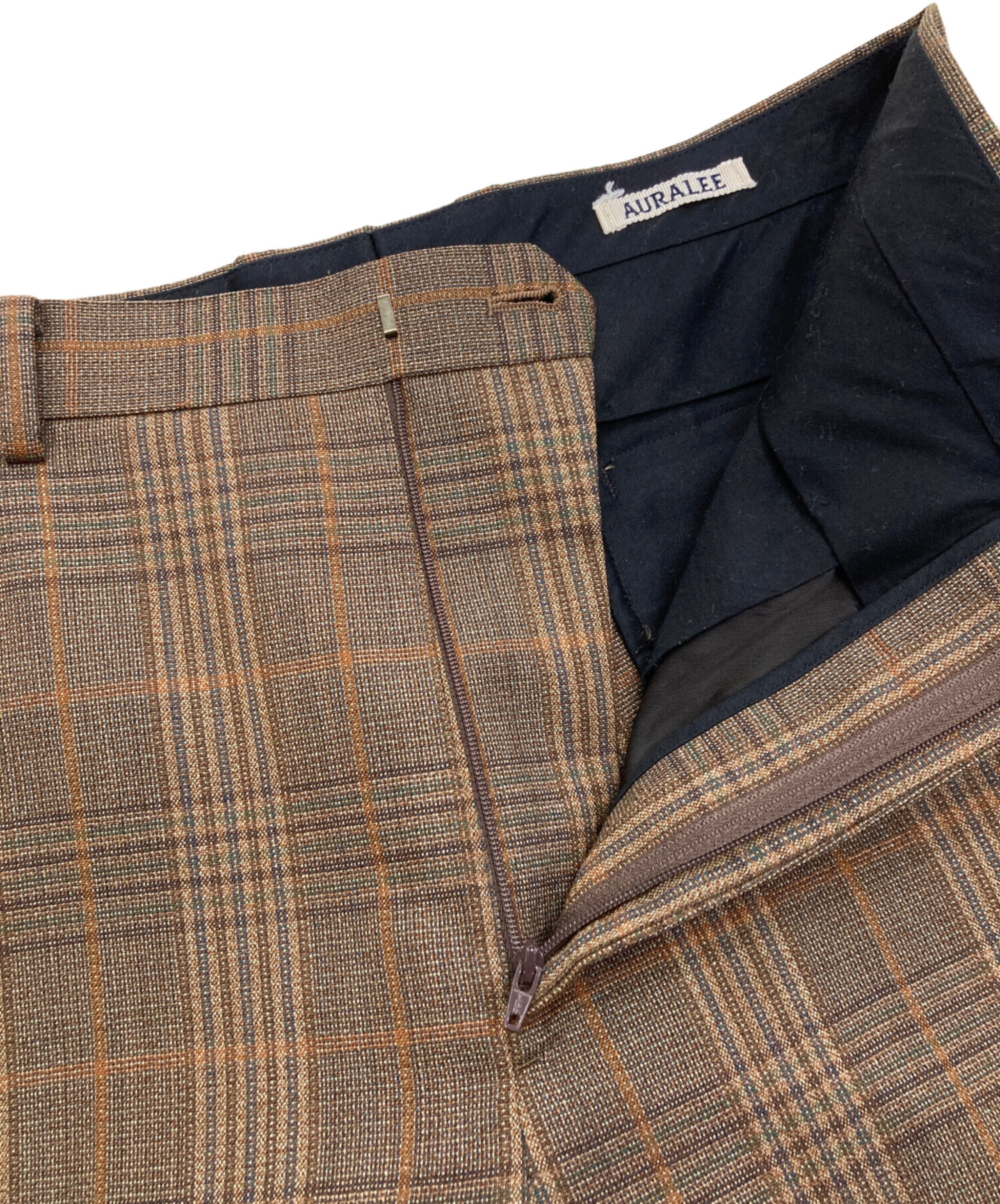 中古・古着通販】AURALEE (オーラリー) BLUEFACED WOOL CHECK SLACKS